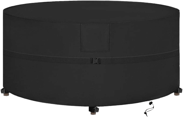 SIRUITON Round Furniture Cover Circular Table Cover Patio Set Cover Outdoor Garden Furniture Cover